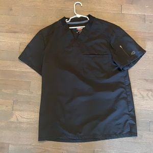 Men’s Medium Dickies Black Scrub Top